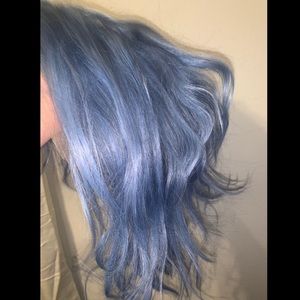 Brand new icy blue lace front wig never used